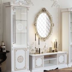 Тумба ТВ (12.301) Грация (белый/золото) в Нижнем Тагиле - nizhniy-tagil.mebel24.online | фото 2