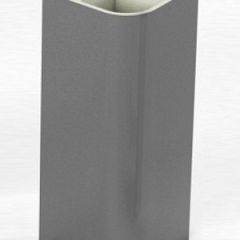 Угловое соединение для цоколя 90 гр. h150 мм (Алюминий, Белый, Черный, Сонома) в Нижнем Тагиле - nizhniy-tagil.mebel24.online | фото
