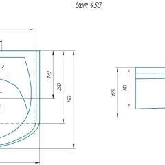 Умывальник мебельный "Уют 45" в Нижнем Тагиле - nizhniy-tagil.mebel24.online | фото 2