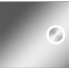 Зеркало Cosmo 100 alum (линза) с подсветкой Sansa (SCL1026Z) в Нижнем Тагиле - nizhniy-tagil.mebel24.online | фото 1