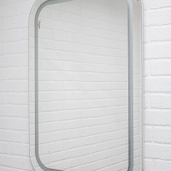 Зеркало Elis 100 white с подсветкой Sansa (SEe1045Z) в Нижнем Тагиле - nizhniy-tagil.mebel24.online | фото 2