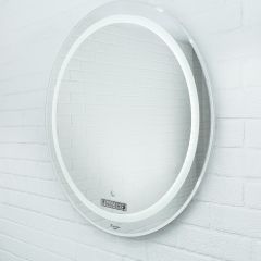 Зеркало Gia 75 white с подсветкой Sansa (SGa1044Z) в Нижнем Тагиле - nizhniy-tagil.mebel24.online | фото 2