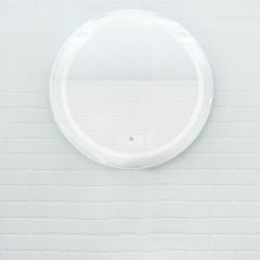 Зеркало Gia 75 white с подсветкой Sansa (SGa1044Z) в Нижнем Тагиле - nizhniy-tagil.mebel24.online | фото 3