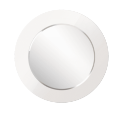 Зеркало круглое белый (РМ/02) в Нижнем Тагиле - nizhniy-tagil.mebel24.online | фото