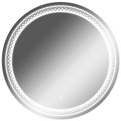 Зеркало Прая 700х700 с подсветкой Домино (GL7048Z) в Нижнем Тагиле - nizhniy-tagil.mebel24.online | фото