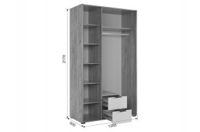АДАМ К2 Спальный гарнитур (графит) в Нижнем Тагиле - nizhniy-tagil.mebel24.online | фото 4