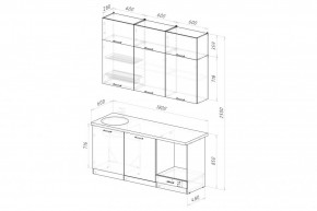 АЛЬБА Кухонный гарнитур Макси 2 (1800 мм) в Нижнем Тагиле - nizhniy-tagil.mebel24.online | фото 2