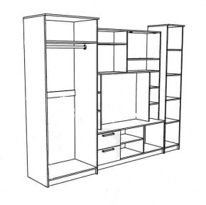 АЛЕКСАНДРА 10 Стенка в Нижнем Тагиле - nizhniy-tagil.mebel24.online | фото 4