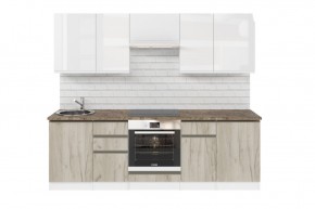 АНТИКА Кухонный гарнитур Базис (2400 мм) в Нижнем Тагиле - nizhniy-tagil.mebel24.online | фото 3