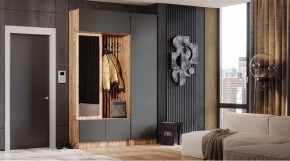 БАВАРИЯ Прихожая (дуб вотан/графит) в Нижнем Тагиле - nizhniy-tagil.mebel24.online | фото