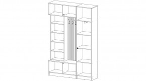 БАВАРИЯ Прихожая (дуб вотан/кашемир) в Нижнем Тагиле - nizhniy-tagil.mebel24.online | фото 4