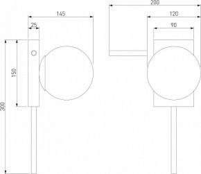Бра Eurosvet Fredo 40036/1 золото в Нижнем Тагиле - nizhniy-tagil.mebel24.online | фото 3