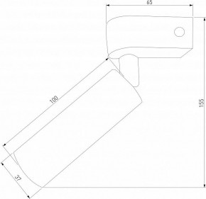 Бра Eurosvet Pitch 20143/1 LED черный в Нижнем Тагиле - nizhniy-tagil.mebel24.online | фото 2