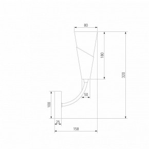 Бра Eurosvet Rhyton 60167/1 латунь в Нижнем Тагиле - nizhniy-tagil.mebel24.online | фото 5