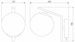 Бра Eurosvet Shape 70132/1 хром в Нижнем Тагиле - nizhniy-tagil.mebel24.online | фото 3