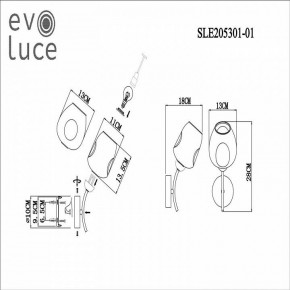 Бра EVOLUCE Besano SLE205301-01 в Нижнем Тагиле - nizhniy-tagil.mebel24.online | фото 7