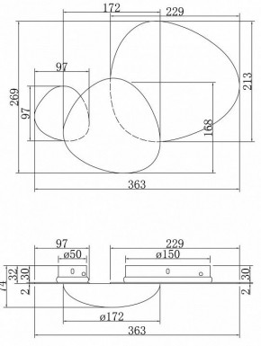 Бра Maytoni Jack-stone MOD314WL-L8G3K в Нижнем Тагиле - nizhniy-tagil.mebel24.online | фото 5