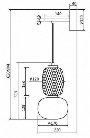 Бра Maytoni Pattern MOD267WL-L18G3K в Нижнем Тагиле - nizhniy-tagil.mebel24.online | фото 4