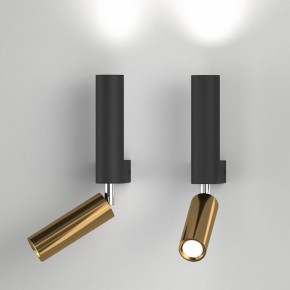Бра с подсветкой Eurosvet Pitch 40020/1 LED черный/латунь в Нижнем Тагиле - nizhniy-tagil.mebel24.online | фото 3