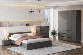 ДЕНВЕР Кровать 1600 (Графит серый) в Нижнем Тагиле - nizhniy-tagil.mebel24.online | фото 4