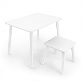 Детский комплект стол и табурет Rolti Baby (белая столешница/белое сиденье/белые ножки) в Нижнем Тагиле - nizhniy-tagil.mebel24.online | фото
