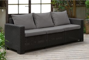 Диван Калифорния 3-х местный (California 3 Sofa), графит в Нижнем Тагиле - nizhniy-tagil.mebel24.online | фото 1