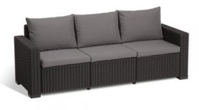 Диван Калифорния 3-х местный (California 3 Sofa), графит в Нижнем Тагиле - nizhniy-tagil.mebel24.online | фото 2