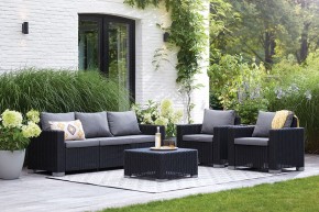 Диван Калифорния 3-х местный (California 3 Sofa), графит в Нижнем Тагиле - nizhniy-tagil.mebel24.online | фото 3