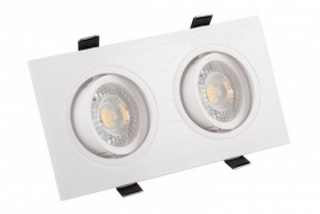 DK3022-WH Встраиваемый светильник, IP 20, 10 Вт, GU5.3, LED, белый, пластик в Нижнем Тагиле - nizhniy-tagil.mebel24.online | фото 1