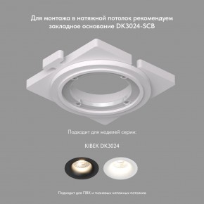 DK3024-BK Встраиваемый светильник, IP 20, 10 Вт, GU5.3, LED, черный, пластик в Нижнем Тагиле - nizhniy-tagil.mebel24.online | фото 4
