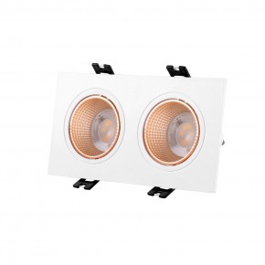DK3072-WBR Встраиваемый светильник, IP 20, 10 Вт, GU5.3, LED, белый/бронзовый, пластик в Нижнем Тагиле - nizhniy-tagil.mebel24.online | фото 1