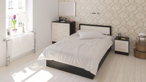 Фиеста Кровать 1200, цвет венге/дуб лоредо, ШхГхВ 123,5х203,5х80 см., сп.м. 1200х2000 мм., без матраса, основание есть в Нижнем Тагиле - nizhniy-tagil.mebel24.online | фото 5