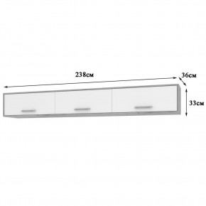 ФЛОРИДА Гостиная (модульная) дуб золотой/графит в Нижнем Тагиле - nizhniy-tagil.mebel24.online | фото 12