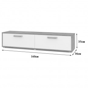 ФЛОРИДА Гостиная (модульная) дуб золотой/графит в Нижнем Тагиле - nizhniy-tagil.mebel24.online | фото 6