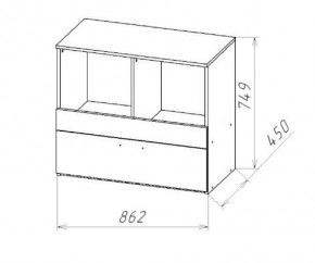 ГЕОМЕТРИЯ ГМТ.08 комод в Нижнем Тагиле - nizhniy-tagil.mebel24.online | фото 2