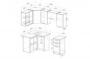 ГЛОРИЯ Кухонный гарнитур Оптима 5 (1200*2000 мм) в Нижнем Тагиле - nizhniy-tagil.mebel24.online | фото 2