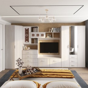 Гостиная Белла (модульная) ясень белый в Нижнем Тагиле - nizhniy-tagil.mebel24.online | фото