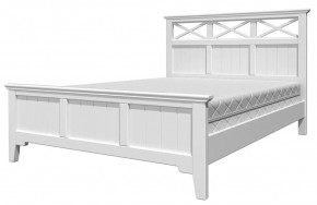 ГРАЦИЯ-5 Кровать из массива 1600 (Белый Античный/Белый) в Нижнем Тагиле - nizhniy-tagil.mebel24.online | фото