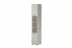 ИТАЛИЯ П-400 Пенал 2дв. (дуб крафт белый) в Нижнем Тагиле - nizhniy-tagil.mebel24.online | фото 2