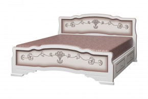 КАРИНА-6 Кровать из массива 1200 с 2-мя ящиками в Нижнем Тагиле - nizhniy-tagil.mebel24.online | фото 3