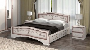 КАРИНА-6 Кровать из массива 1200 с 2-мя ящиками в Нижнем Тагиле - nizhniy-tagil.mebel24.online | фото 5