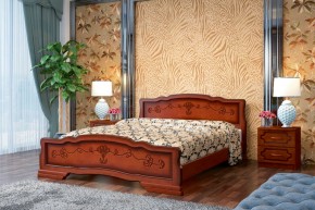 КАРИНА-6 Кровать из массива 1600 (Орех) в Нижнем Тагиле - nizhniy-tagil.mebel24.online | фото