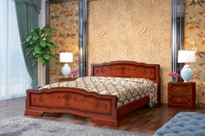 КАРИНА-6 Кровать из массива 1800 (Орех) в Нижнем Тагиле - nizhniy-tagil.mebel24.online | фото