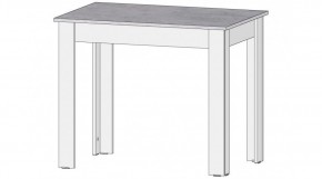 КАЙ Стол (цемент светлый/белый) в Нижнем Тагиле - nizhniy-tagil.mebel24.online | фото