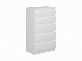 Комод КАСТОР с пятью ящиками, цвет белый в Нижнем Тагиле - nizhniy-tagil.mebel24.online | фото