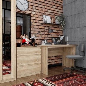 Комод КАСТОР с тремя ящиками, цвет Дуб Сонома в Нижнем Тагиле - nizhniy-tagil.mebel24.online | фото 3