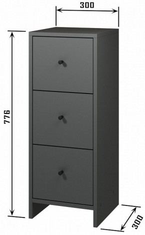 Комод Квадро в Нижнем Тагиле - nizhniy-tagil.mebel24.online | фото 4