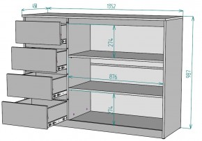 Комод Мальта K116 в Нижнем Тагиле - nizhniy-tagil.mebel24.online | фото 2