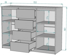 Комод Мальта K118 в Нижнем Тагиле - nizhniy-tagil.mebel24.online | фото 2