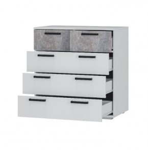Комод Стандарт-5 NEW (белый/цемент светлый) в Нижнем Тагиле - nizhniy-tagil.mebel24.online | фото 2